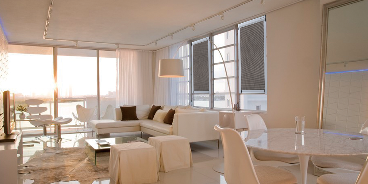 按钮式隐形纱窗